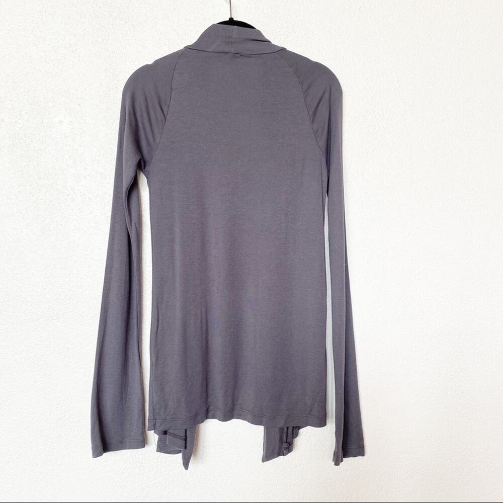 Splendid Cool Grey Open Cardigan Size Small - Picture 7 of 7